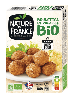 Boulette de volaille bio Le Picoreur