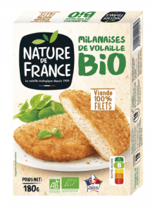 Escalope milanaise bio Nature de France