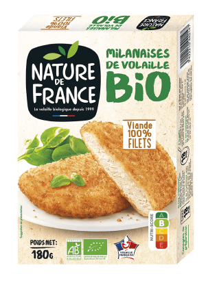 Escalope milanaise bio Nature de France