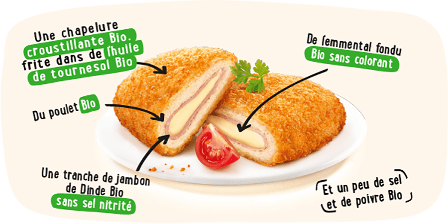 Composition cordon bleu bio Nature de France