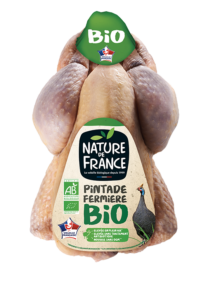 Emballage pintade fermiere bio Nature de France