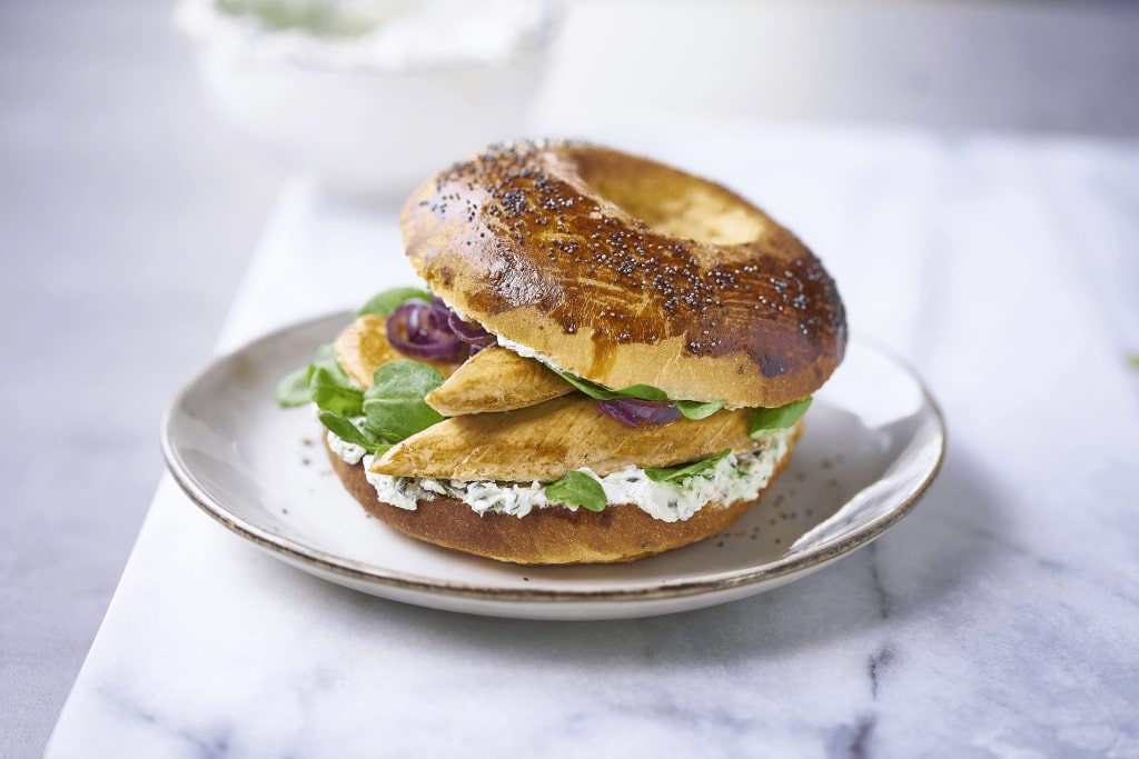 Bagel aiguillettes de poulet bio Nature de France