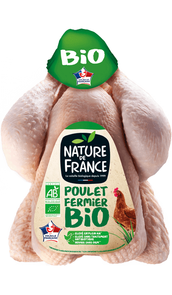 Poulet entier bio Nature de France