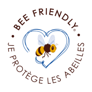 Logo Bee Friendly je protège les abeilles